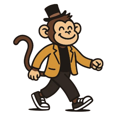 Fancy Monkey Mascot